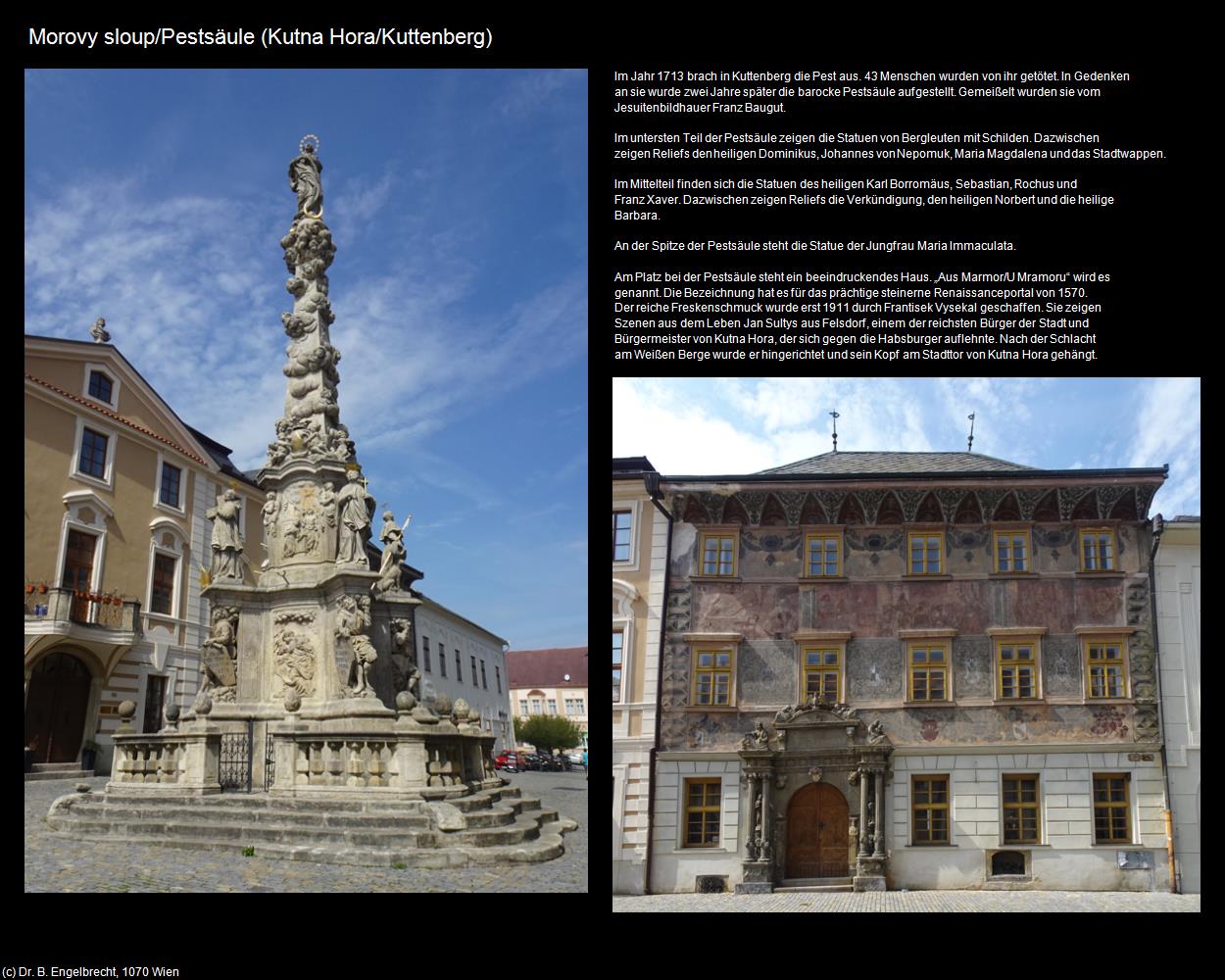 Pestsäule (Kutna Hora/Kuttenberg) in Kulturatlas-TSCHECHIEN