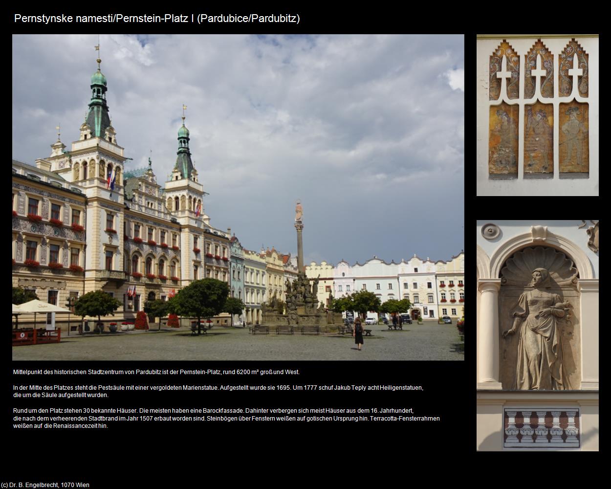 Pernstein-Platz I (Pardubice/Pardubitz) in Kulturatlas-TSCHECHIEN