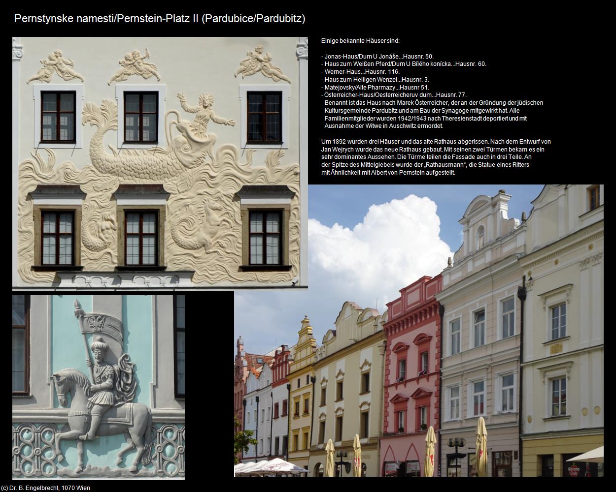 Pernstein-Platz II (Pardubice/Pardubitz) in Kulturatlas-TSCHECHIEN