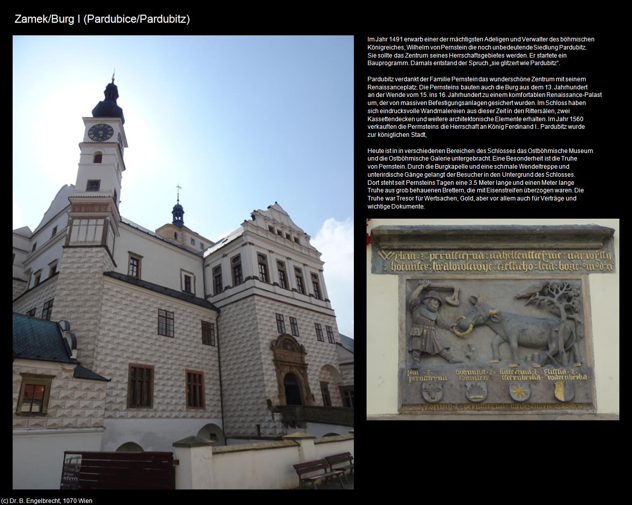 Burg I (Pardubice/Pardubitz) in Kulturatlas-TSCHECHIEN