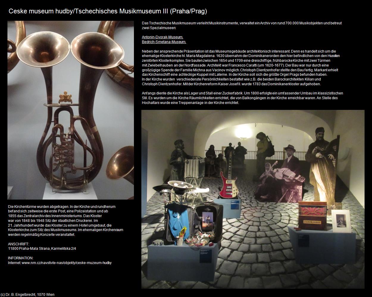 Tschechisches Musikmuseum III (Praha-Mala Strana/Prager-Kleinseite) in Kulturatlas-TSCHECHIEN(c)B.Engelbrecht