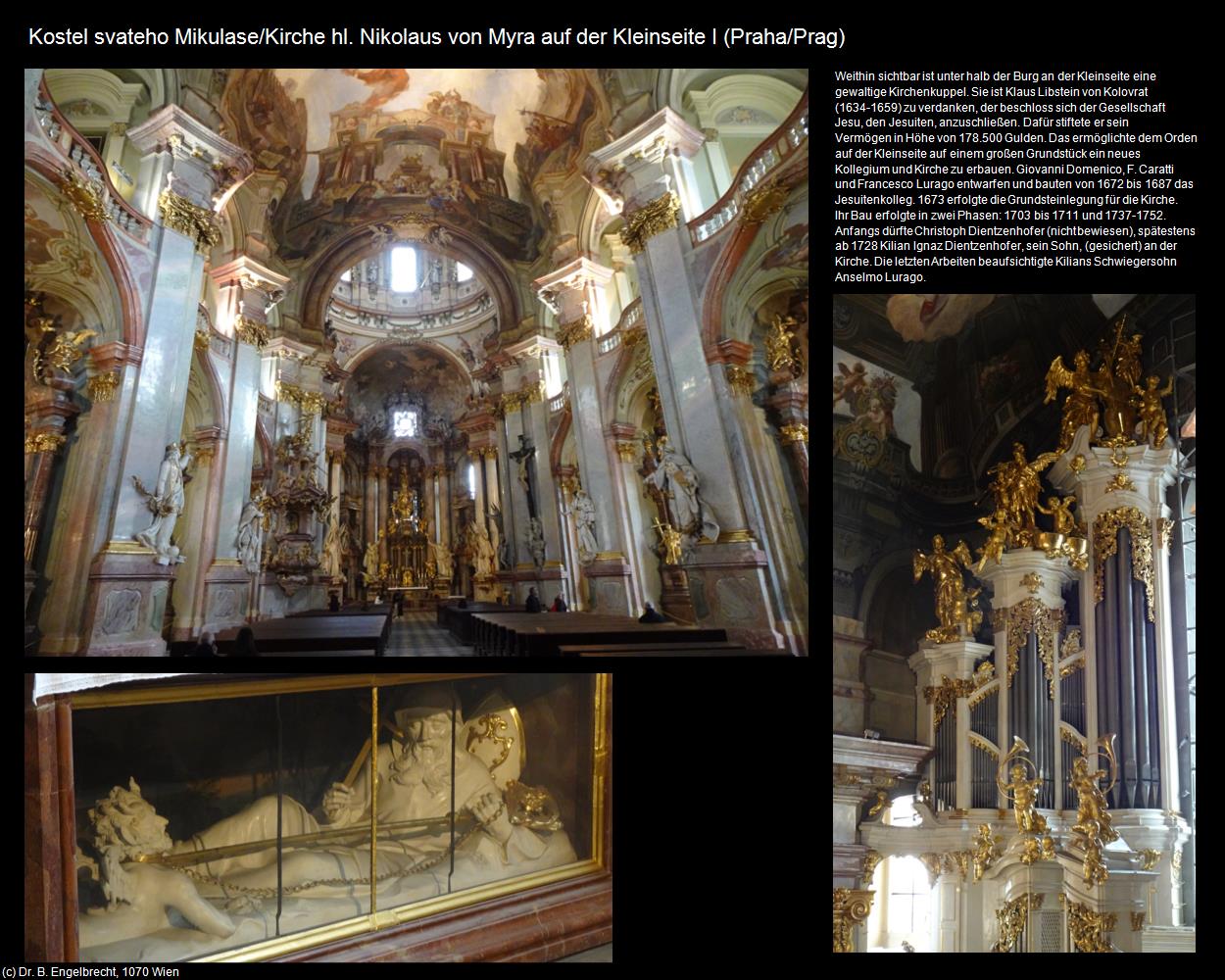 Kirche hl. Nikolaus auf der Kleinseite I (Praha-Mala Strana/Prager-Kleinseite) in Kulturatlas-TSCHECHIEN