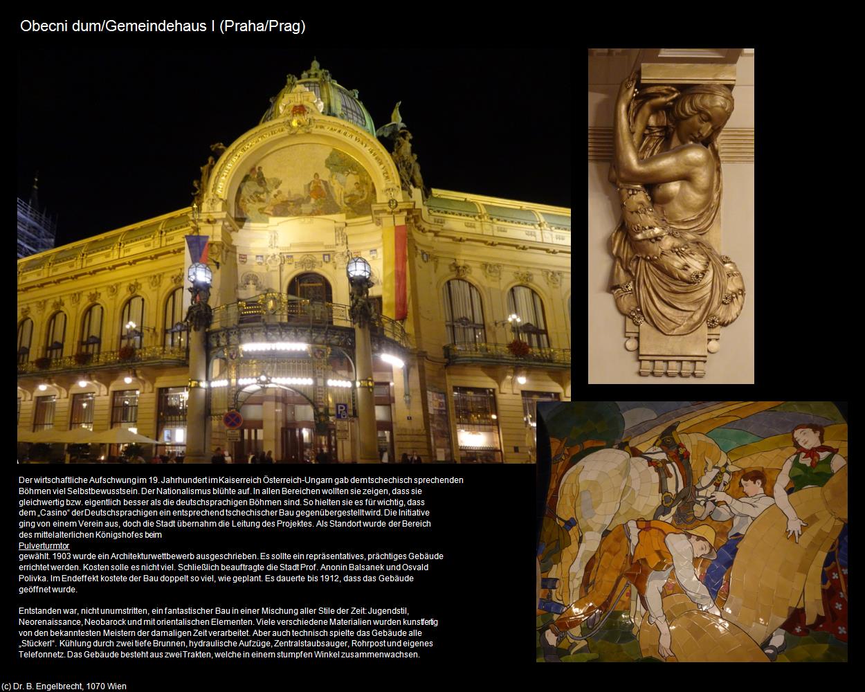 Gemeindehaus I (Praha-Stare Mesto/Prager-Altstadt) in Kulturatlas-TSCHECHIEN(c)B.Engelbrecht