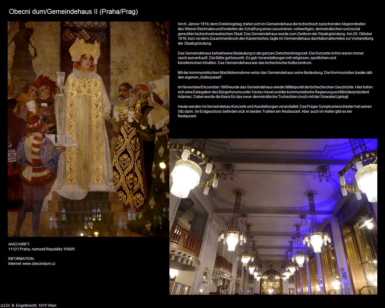 Gemeindehaus II (Praha-Stare Mesto/Prager-Altstadt) in Kulturatlas-TSCHECHIEN