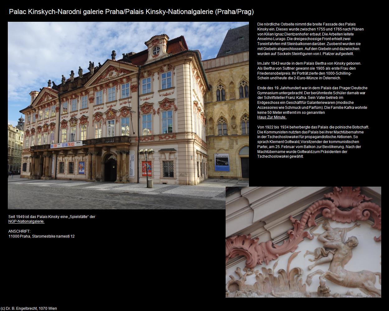 Palais Kinsky-Nationalgalerie (Praha-Stare Mesto/Prager-Altstadt) in Kulturatlas-TSCHECHIEN(c)B.Engelbrecht