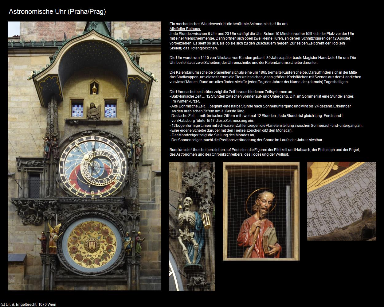 Astronomische Uhr (Praha-Stare Mesto/Prager-Altstadt) in Kulturatlas-TSCHECHIEN(c)B.Engelbrecht