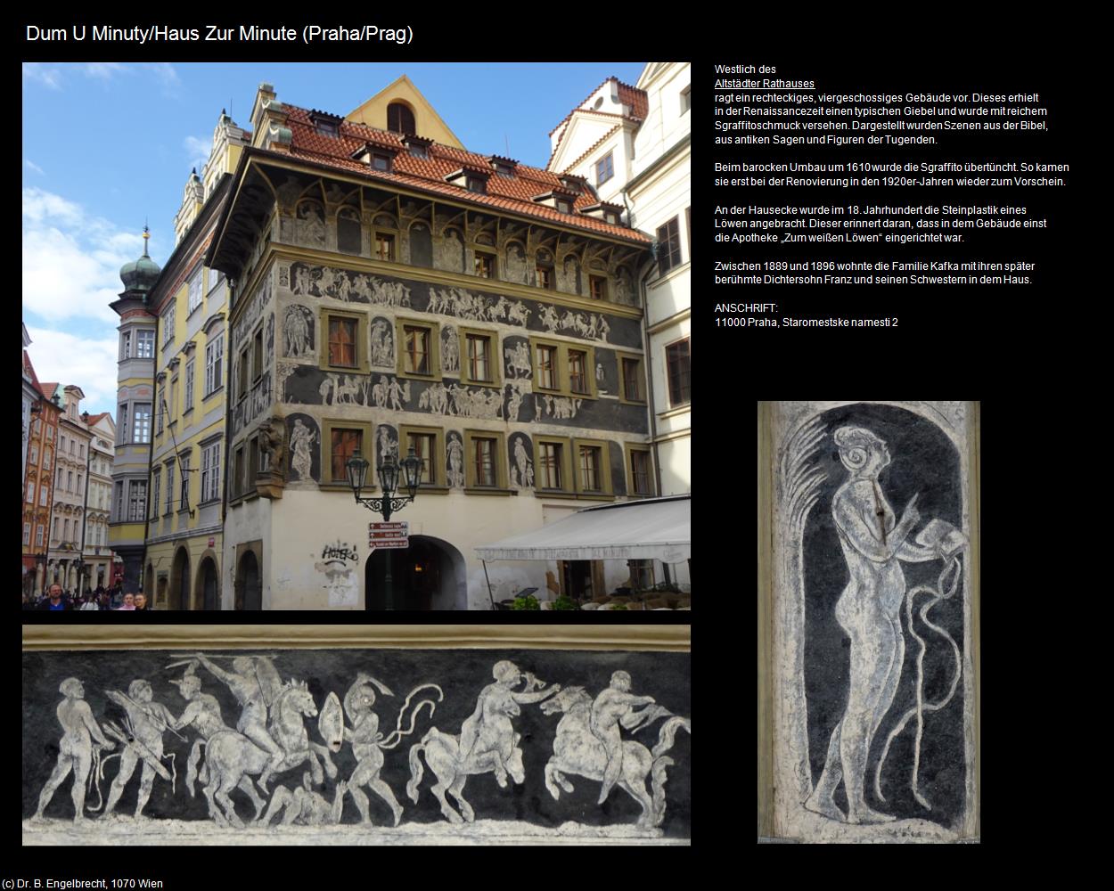 Haus Zur Minute (Praha-Stare Mesto/Prager-Altstadt) in Kulturatlas-TSCHECHIEN(c)B.Engelbrecht