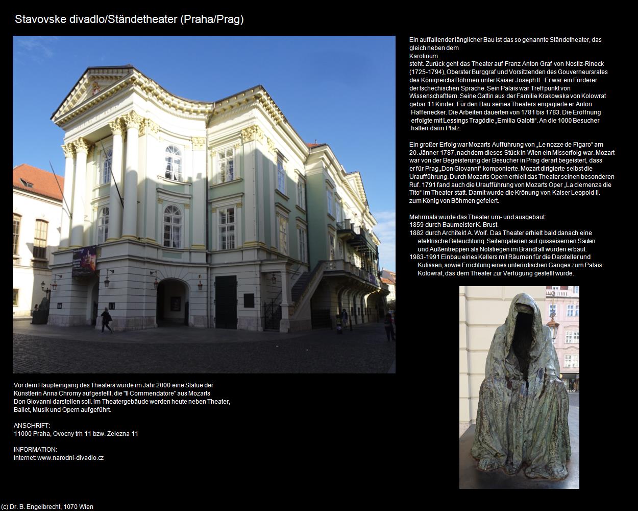 Ständetheater (Praha-Stare Mesto/Prager-Altstadt) in Kulturatlas-TSCHECHIEN(c)B.Engelbrecht