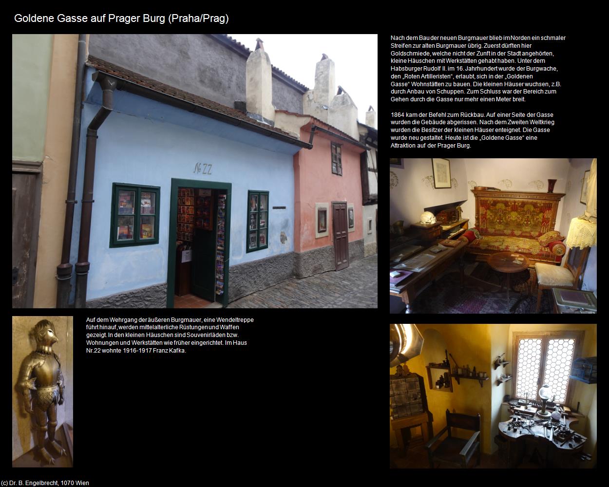 Burg - Goldene Gasse (Praha-Mala Strana/Prager-Kleinseite) in Kulturatlas-TSCHECHIEN