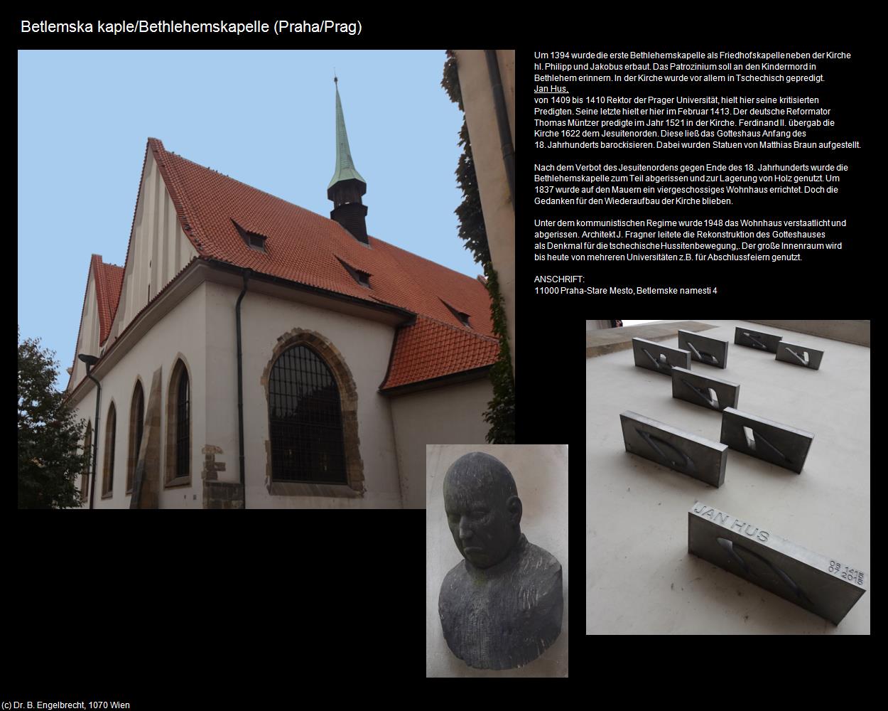 Bethlehemskapelle (Praha-Stare Mesto/Prager-Altstadt) in Kulturatlas-TSCHECHIEN(c)B.Engelbrecht