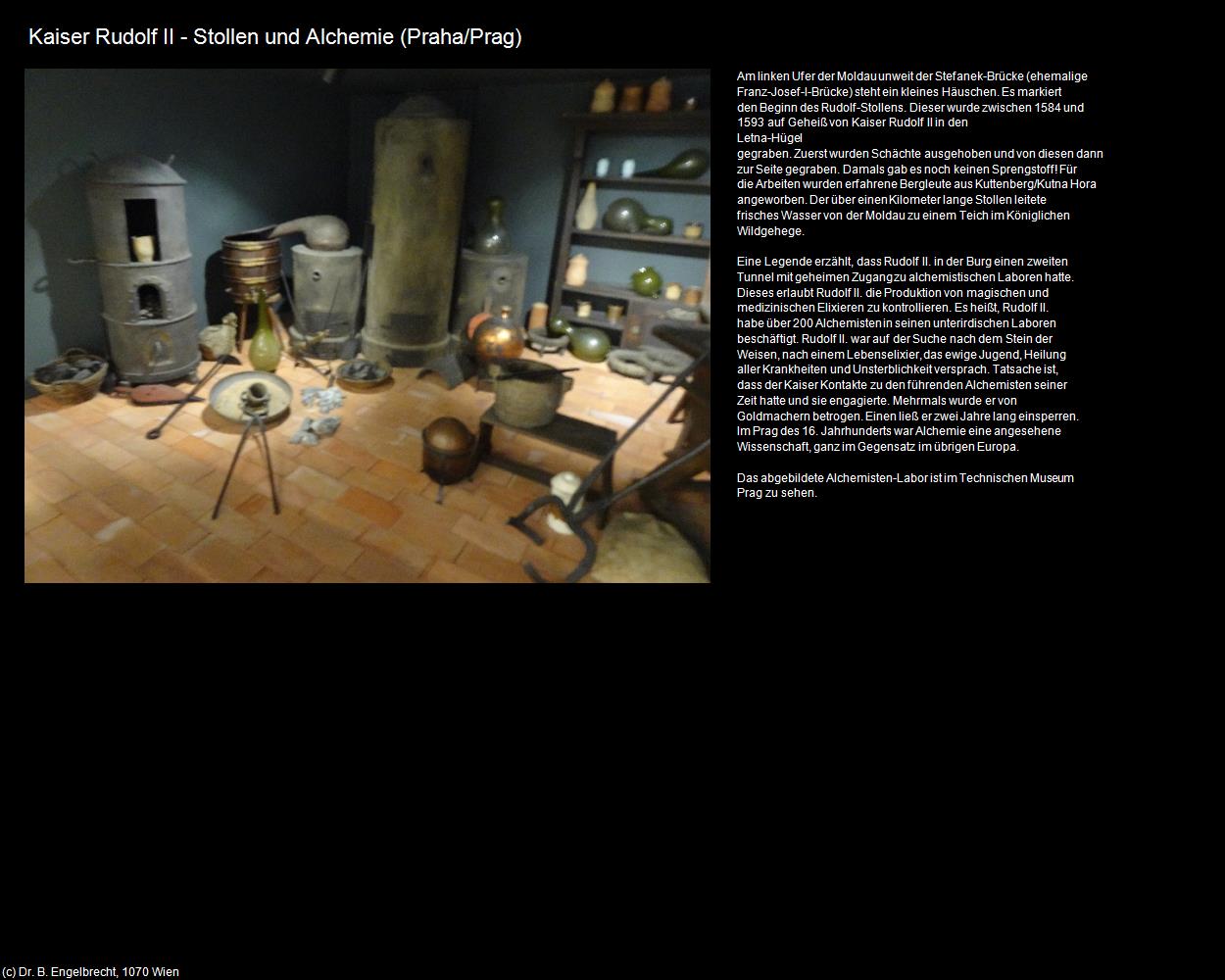 Kaiser Rudolf II - Stollen und Alchemie (Praha/Prag-Stadtteile-im-Norden) in Kulturatlas-TSCHECHIEN