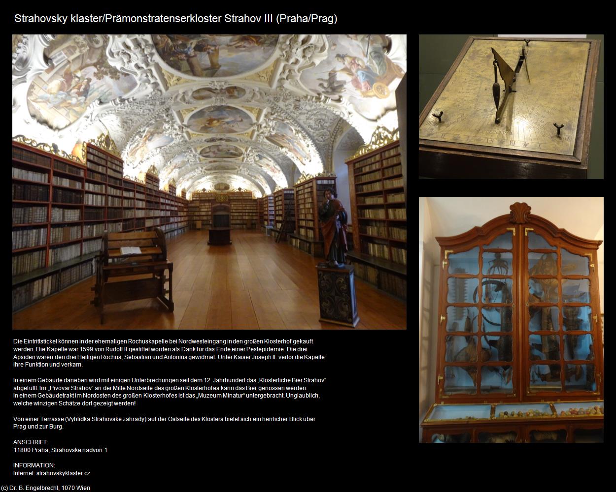Prämonstratenserkloster Strahov III (Praha/Prag-Stadtteile-im-Westen) in Kulturatlas-TSCHECHIEN