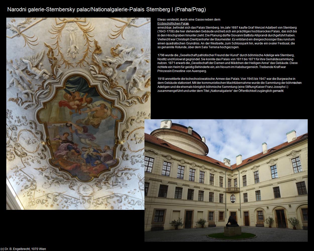 Nationalgalerie-Palais Sternberg I (Praha-Hradcany/Prager-Burgberg) in Kulturatlas-TSCHECHIEN(c)B.Engelbrecht