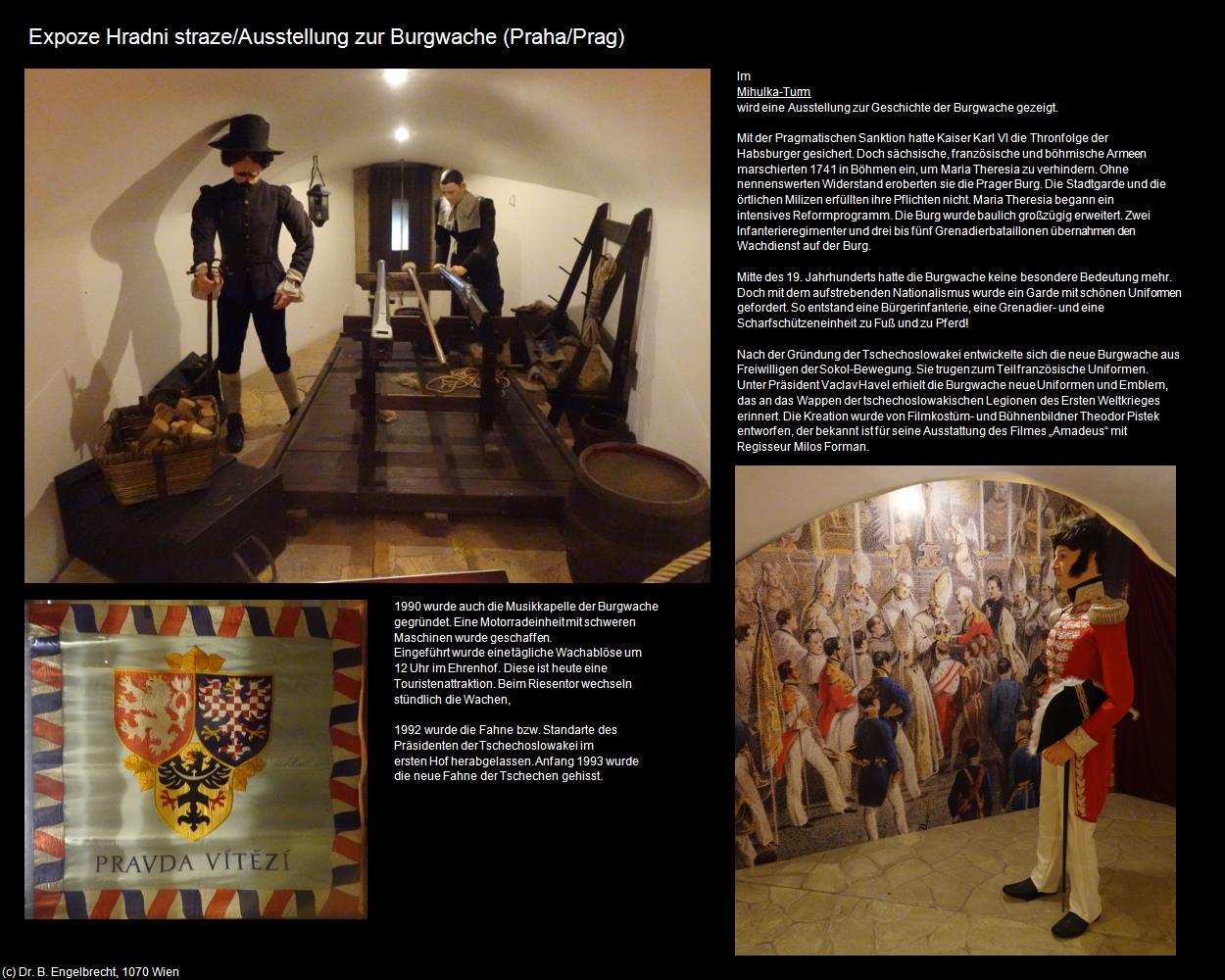 Ausstellung zur Burgwache (Praha-Hradcany/Prager-Burgberg) in Kulturatlas-TSCHECHIEN(c)B.Engelbrecht