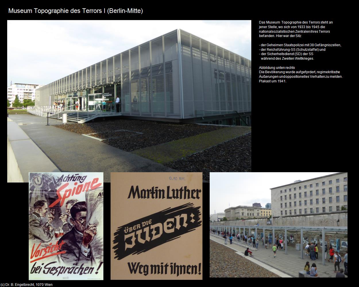 Museum Topographie des Terrors I (Mitte) (Berlin (DEU-BE)) in BERLIN