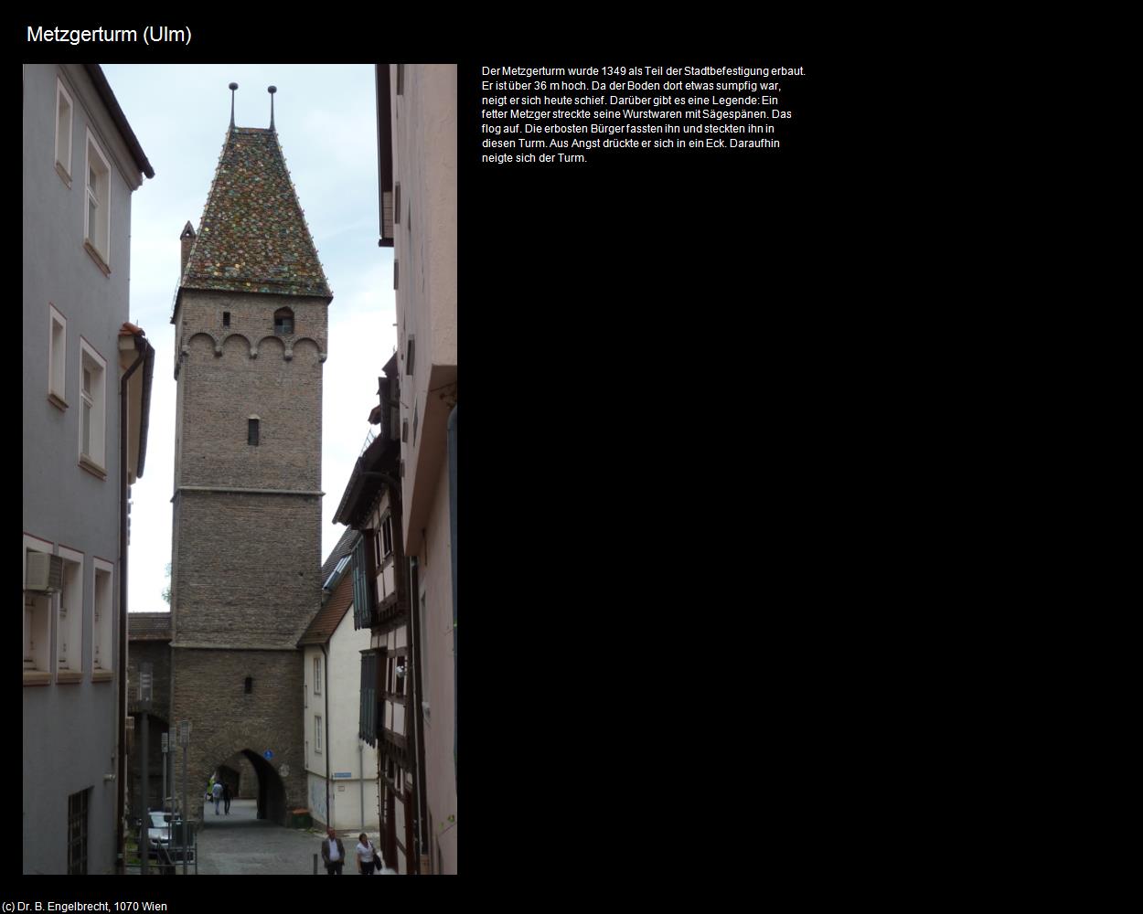 Metzgerturm (Ulm) in Kulturatlas-BADEN-WÜRTTEMBERG