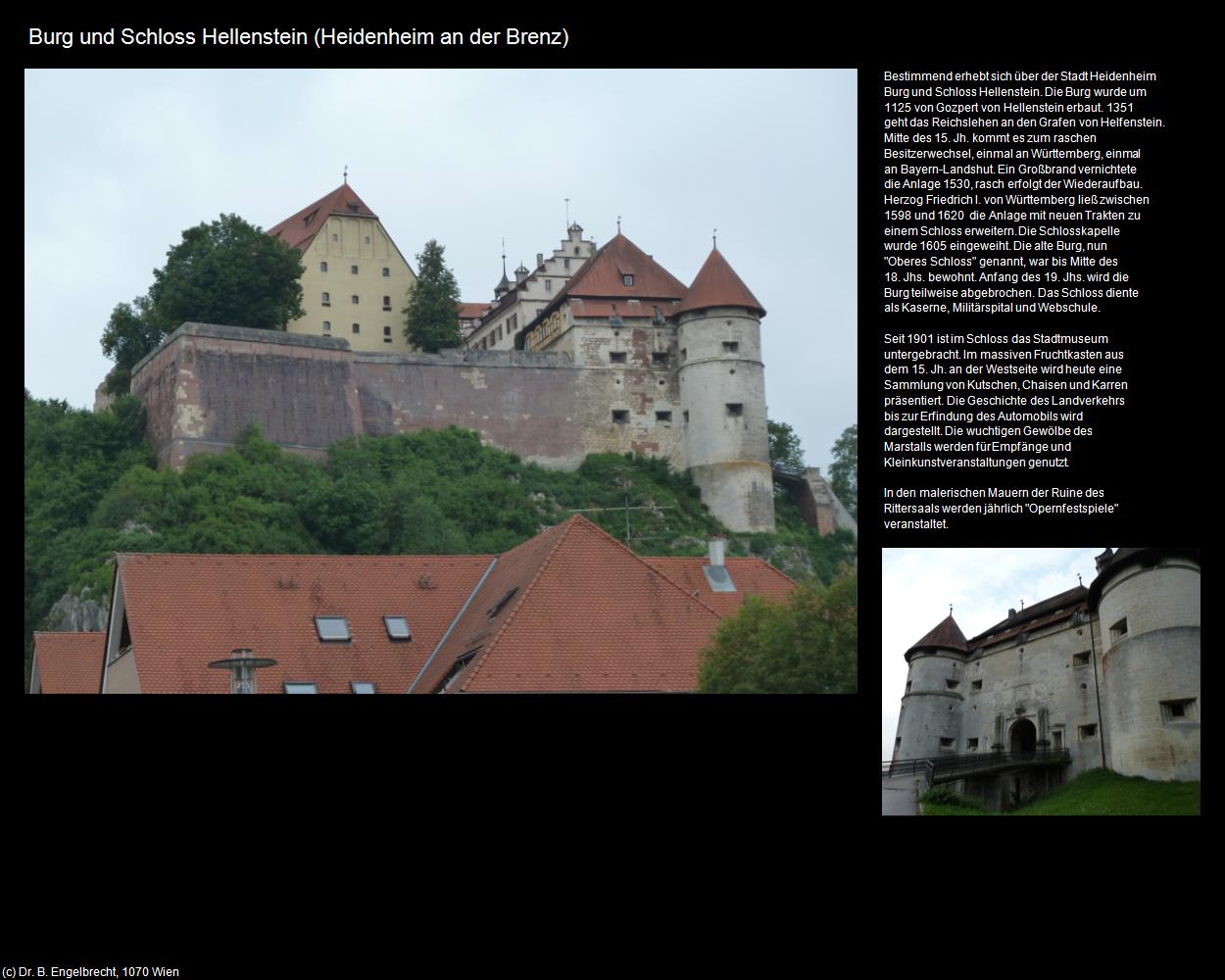 Burg und Schloss Hellenstein (Heidenheim an der Brenz) in Kulturatlas-BADEN-WÜRTTEMBERG