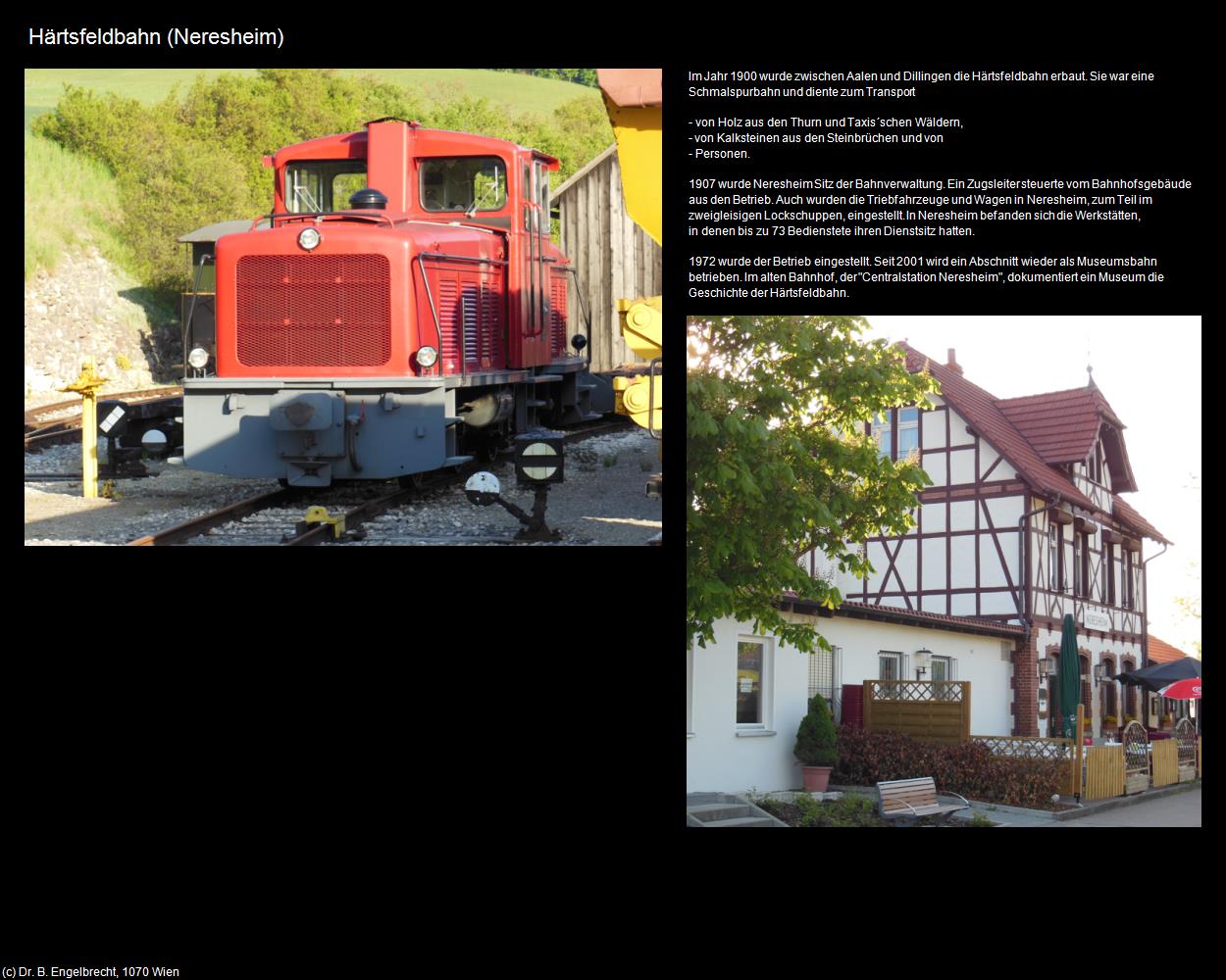 Härtsfeldbahn (Neresheim) in Kulturatlas-BADEN-WÜRTTEMBERG