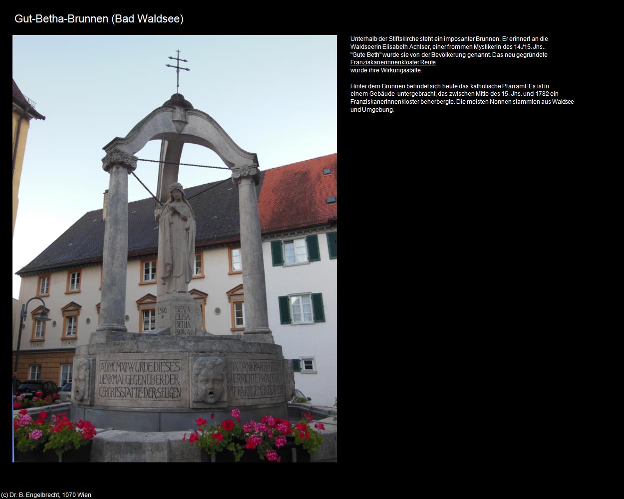 Gut-Betha-Brunnen  (Bad Waldsee) in Kulturatlas-BADEN-WÜRTTEMBERG(c)B.Engelbrecht