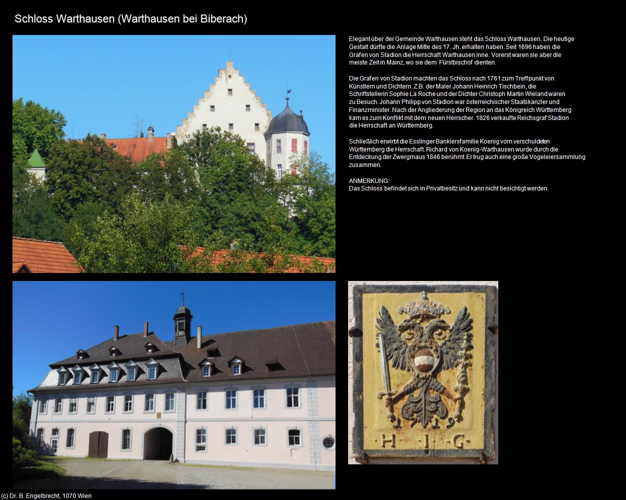 Schloss Warthausen (Warthausen bei Biberach) in Kulturatlas-BADEN-WÜRTTEMBERG
