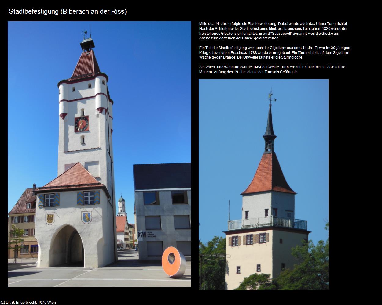 Stadtbefestigung mit Ulmer Tor (Biberach an der Riss) in Kulturatlas-BADEN-WÜRTTEMBERG