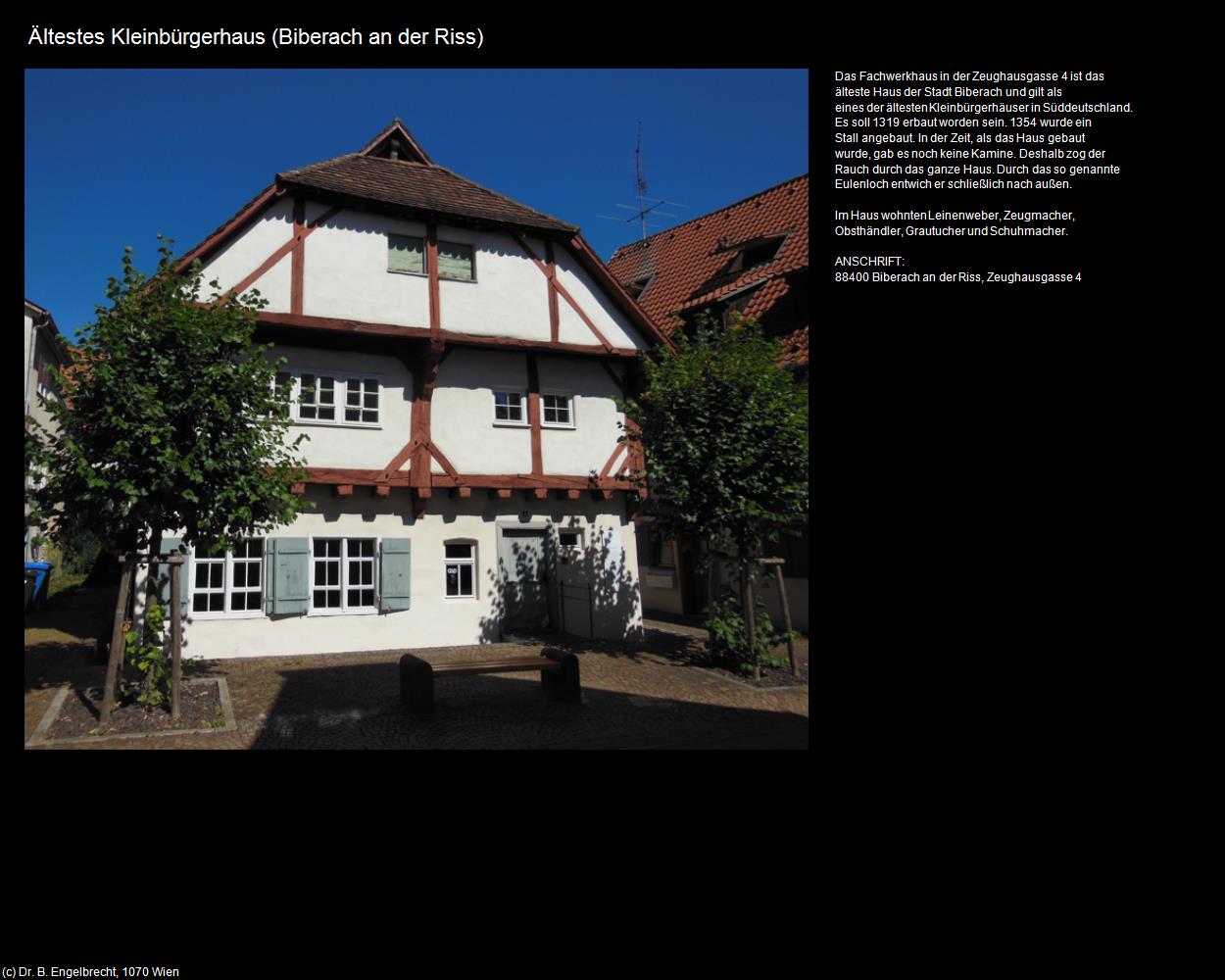 Ältestes Bürgerhaus (Biberach an der Riss) in Kulturatlas-BADEN-WÜRTTEMBERG