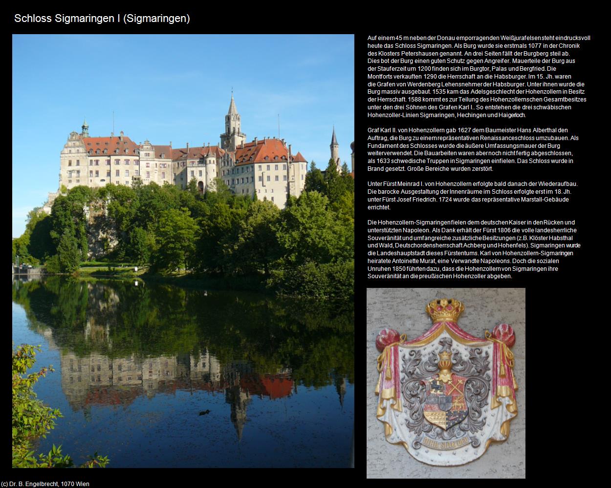 Schloss Sigmaringen I (Sigmaringen) in Kulturatlas-BADEN-WÜRTTEMBERG