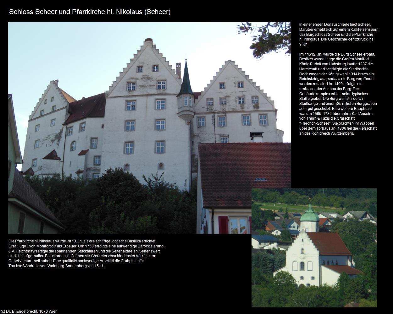 Schloss Scheer (Scheer) in Kulturatlas-BADEN-WÜRTTEMBERG