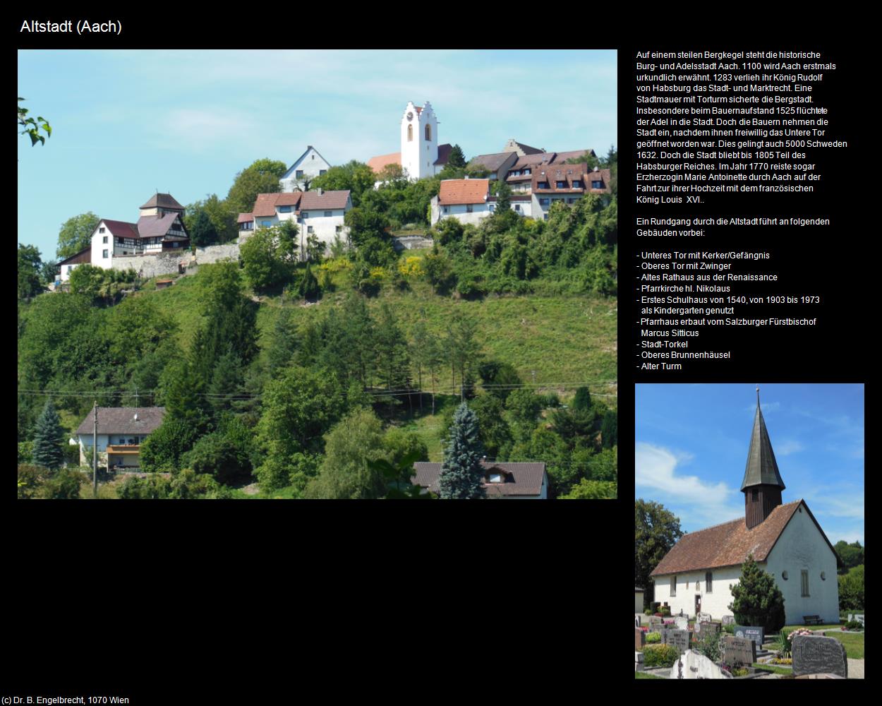 Altstadt (Aach) in Kulturatlas-BADEN-WÜRTTEMBERG