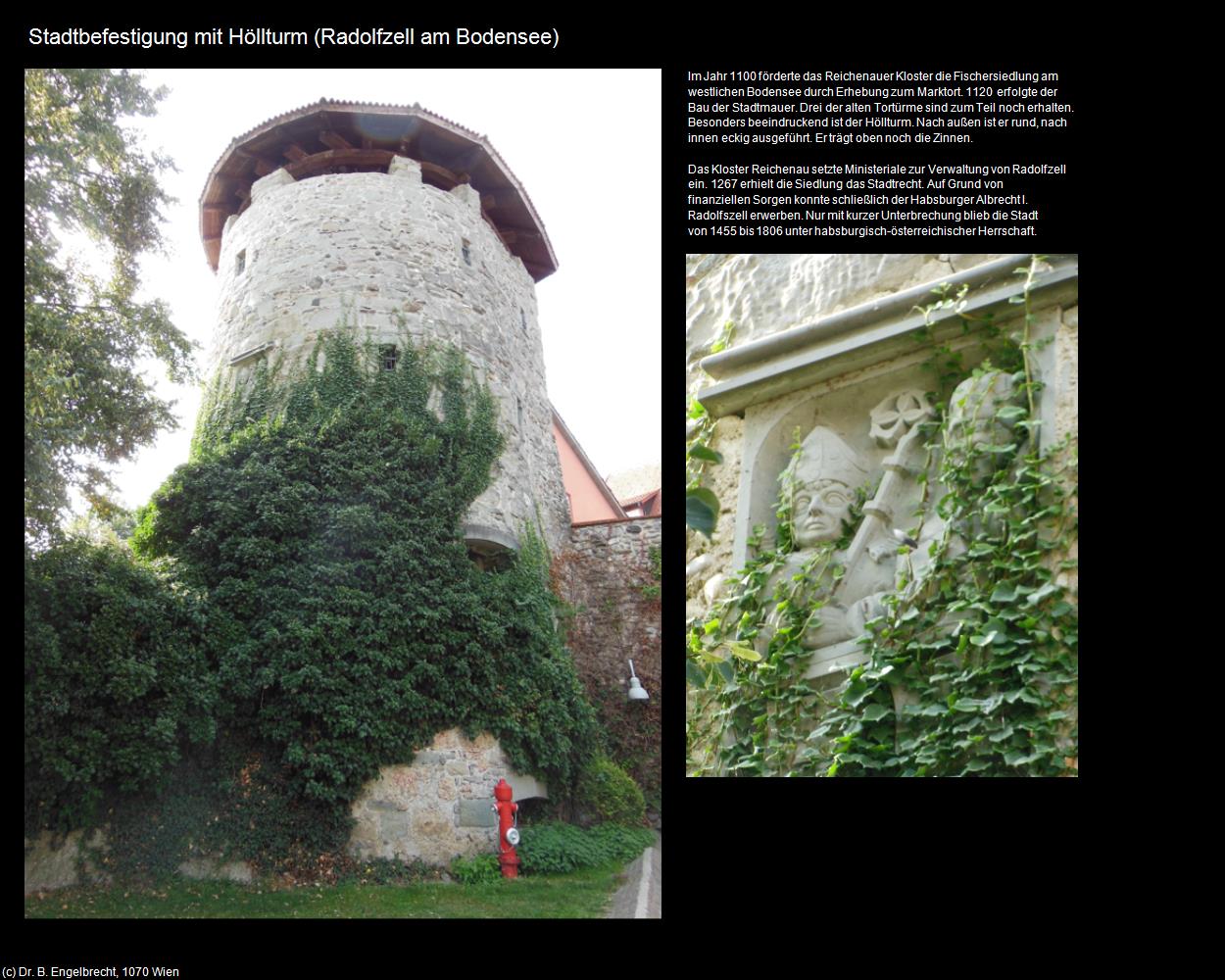 Stadtbefestigung mit Höllturm (Radolfzell am Bodensee ) in Kulturatlas-BADEN-WÜRTTEMBERG