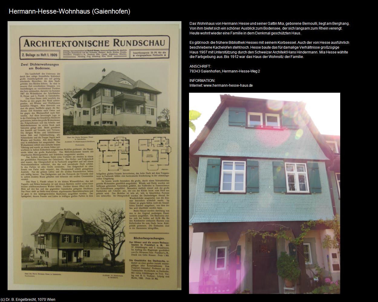 Hermann-Hesse-Wohnhaus (Gaienhofen) in Kulturatlas-BADEN-WÜRTTEMBERG