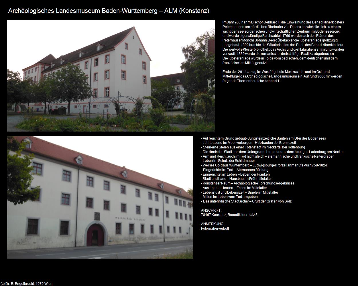 Archäologisches Landesmuseum  (Konstanz) in Kulturatlas-BADEN-WÜRTTEMBERG