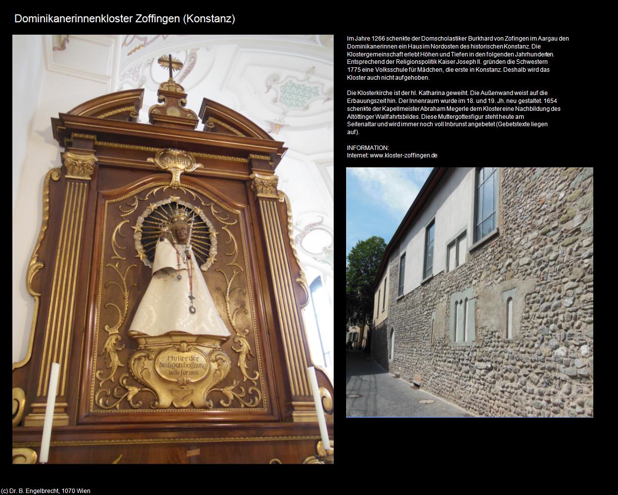 Dominikanerinnenkloster Zoffingen  (Konstanz) in Kulturatlas-BADEN-WÜRTTEMBERG