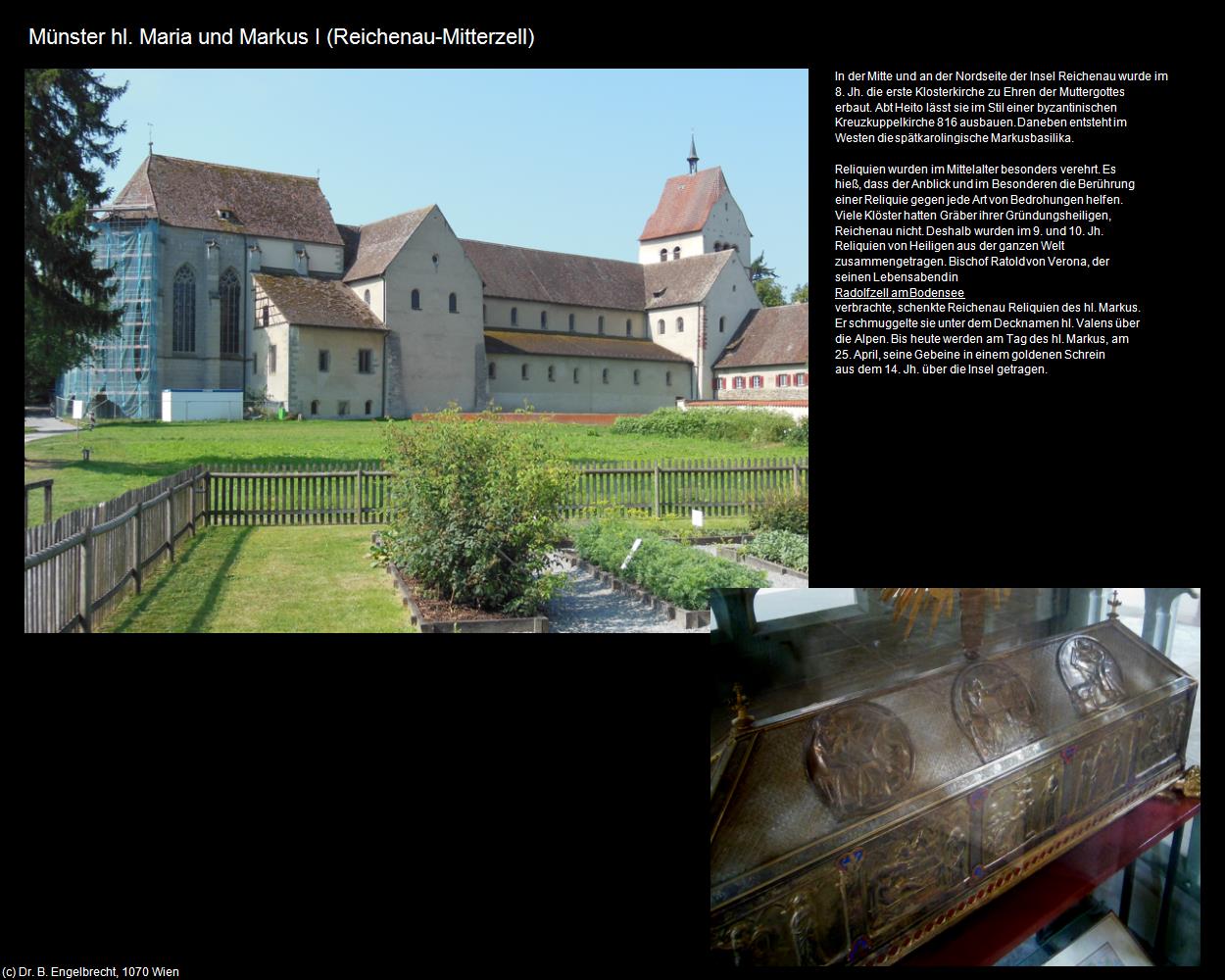 Münster hl. Maria und Markus I (Mitterzell)  (Reichenau) in Kulturatlas-BADEN-WÜRTTEMBERG(c)B.Engelbrecht