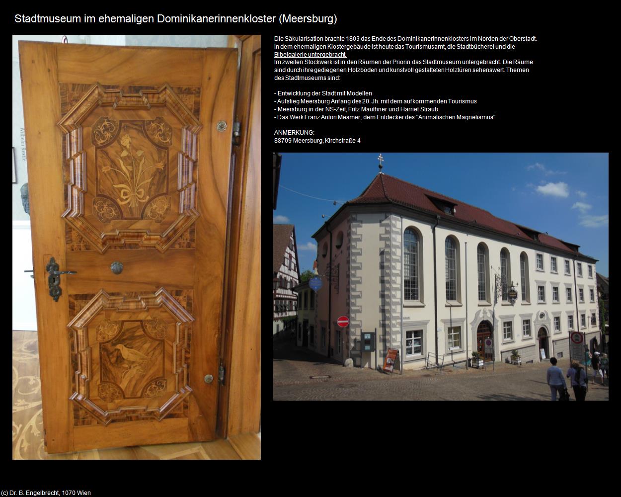 Stadtmuseum im ehem. Dominikanerinnenkloster (Meersburg) in Kulturatlas-BADEN-WÜRTTEMBERG(c)B.Engelbrecht