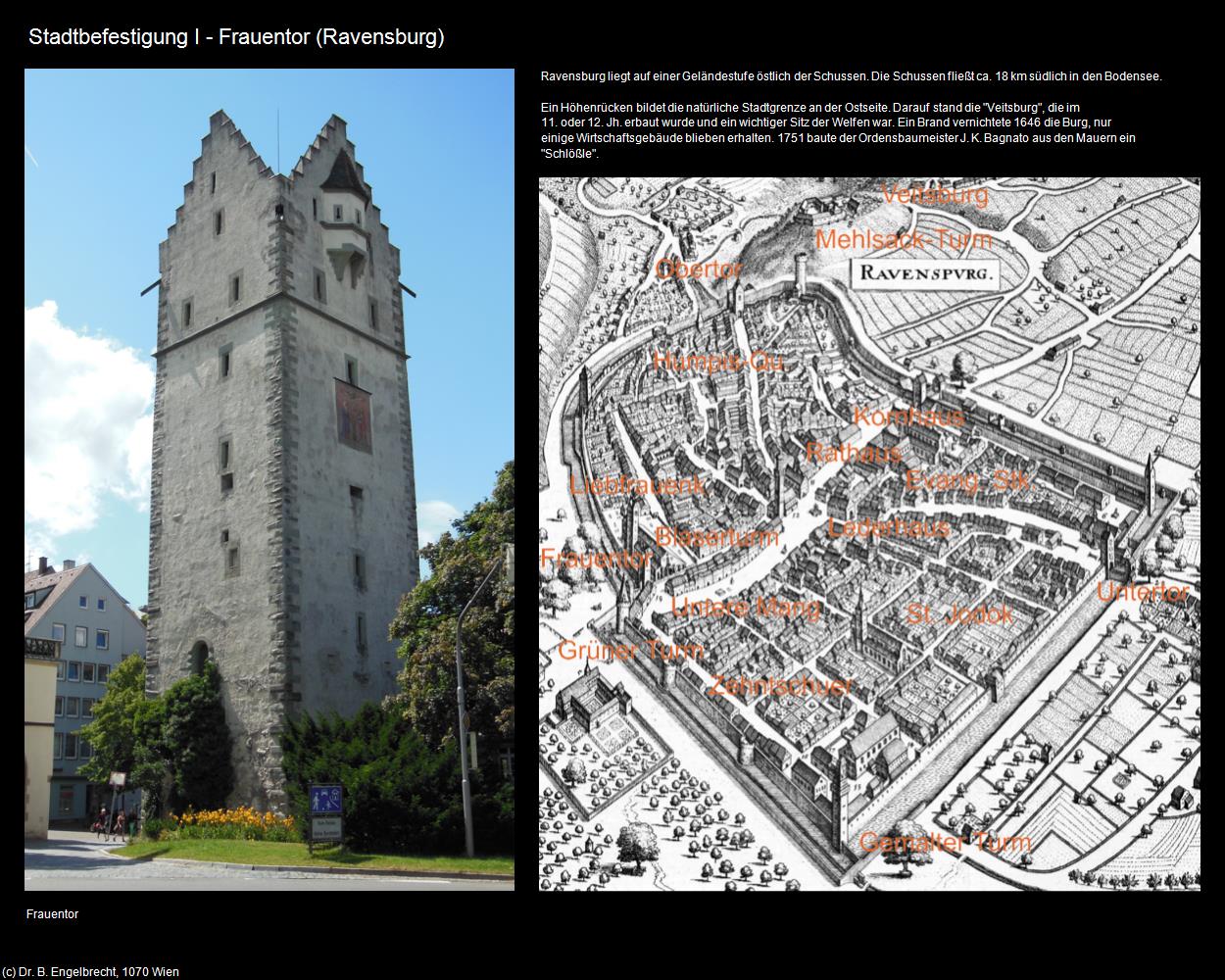 Stadtbefestigung, Frauentor (Ravensburg) in Kulturatlas-BADEN-WÜRTTEMBERG