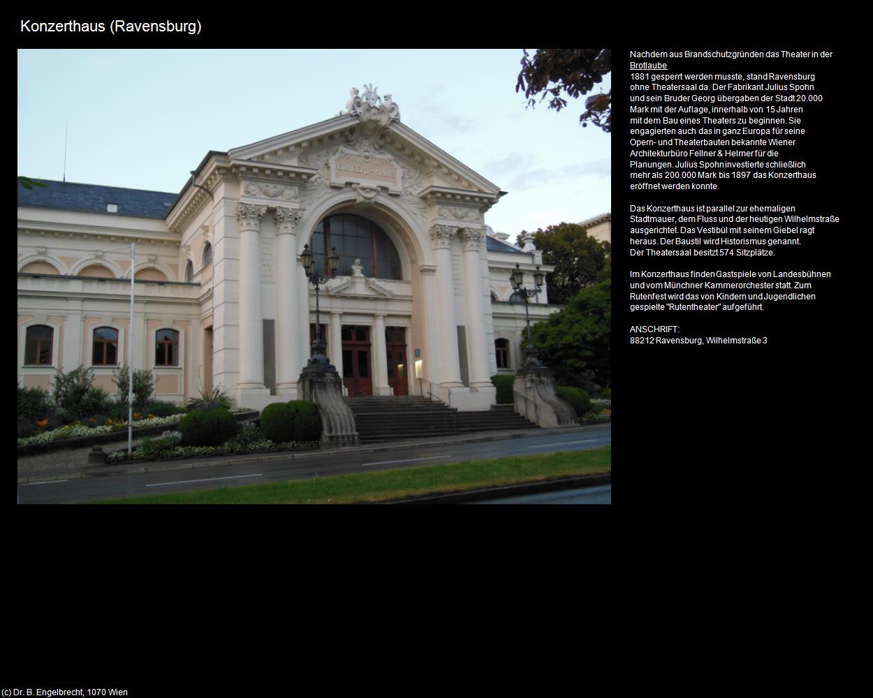 Konzerthaus (Ravensburg) in Kulturatlas-BADEN-WÜRTTEMBERG(c)B.Engelbrecht