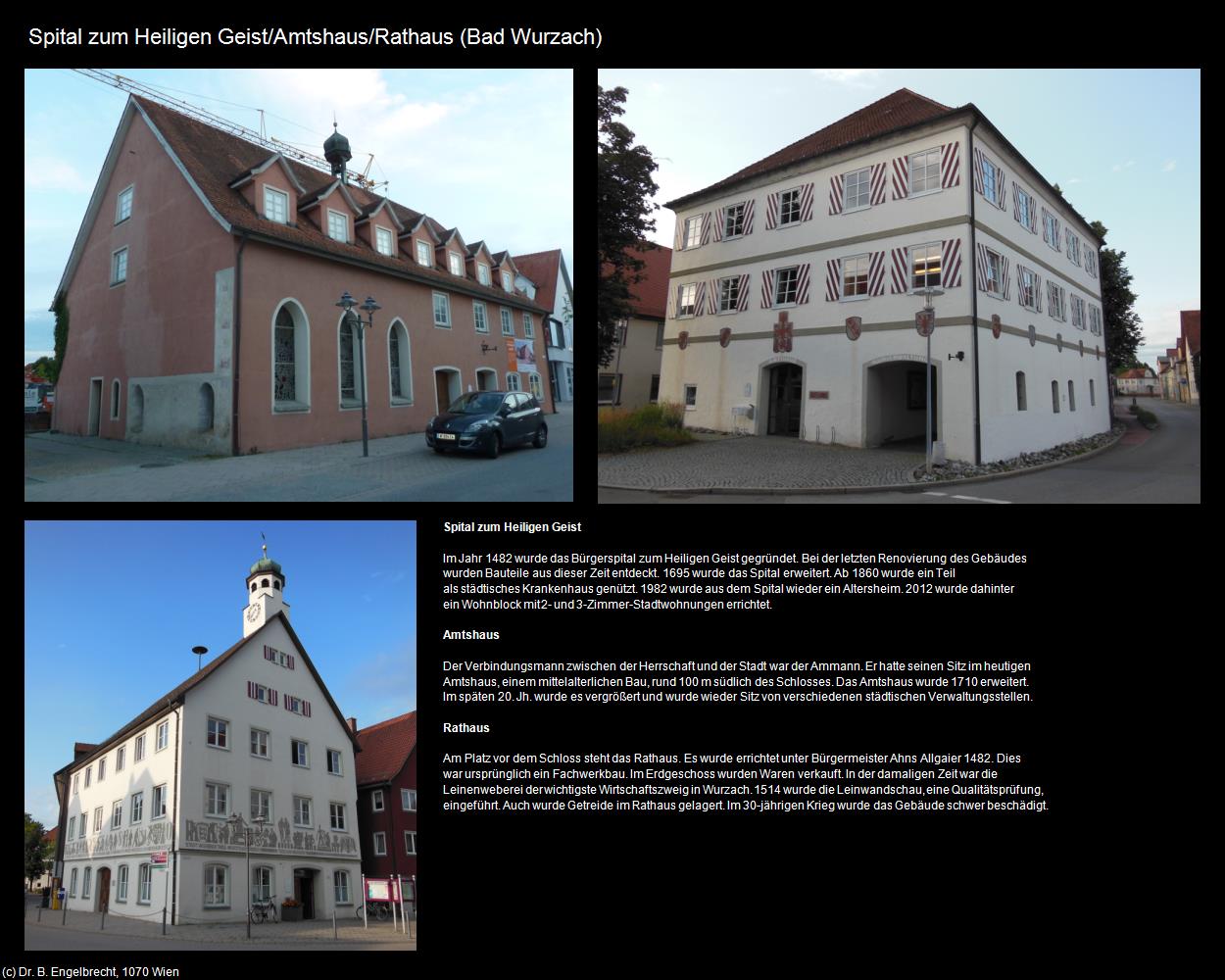 Spital zum Heiligen Geist/Amtshaus/Rathaus  (Bad Wurzach) in Kulturatlas-BADEN-WÜRTTEMBERG