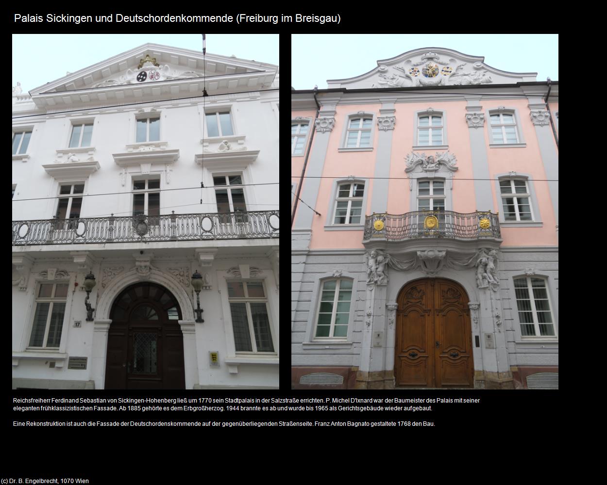 Palais Sickingen und Deutschordenkommende (Freiburg im Breisgau) in Kulturatlas-BADEN-WÜRTTEMBERG