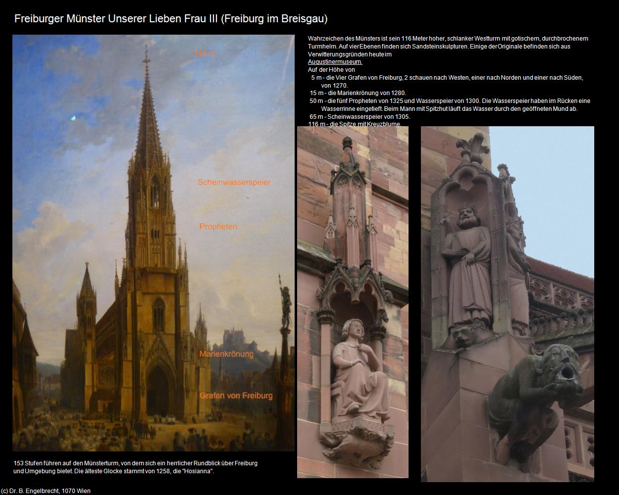 Freiburger Münster Unserer Lieben Frau III (Freiburg im Breisgau) in Kulturatlas-BADEN-WÜRTTEMBERG(c)B.Engelbrecht