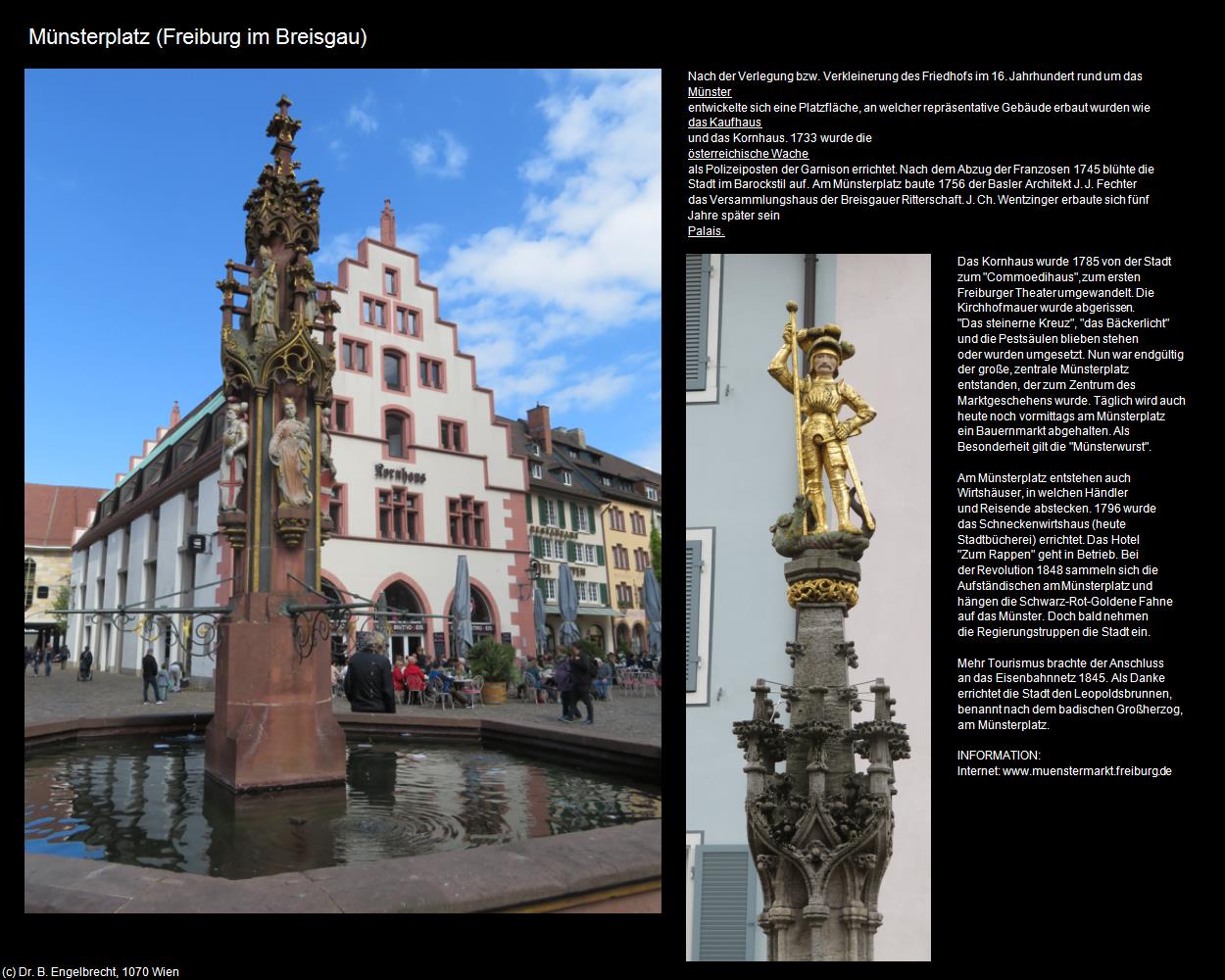 Münsterplatz (Freiburg im Breisgau) in Kulturatlas-BADEN-WÜRTTEMBERG(c)B.Engelbrecht