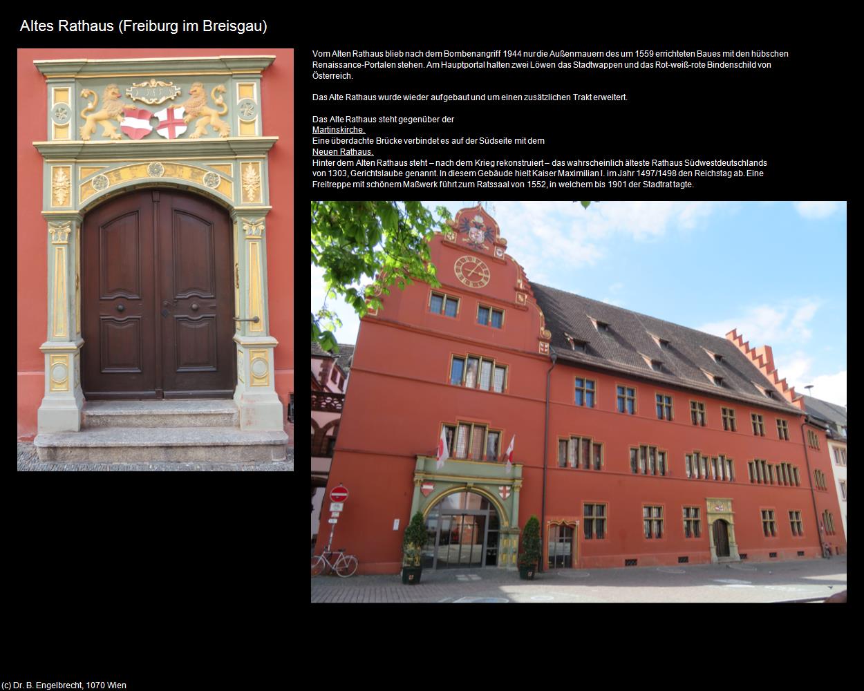 Altes Rathaus (Freiburg im Breisgau) in Kulturatlas-BADEN-WÜRTTEMBERG(c)B.Engelbrecht