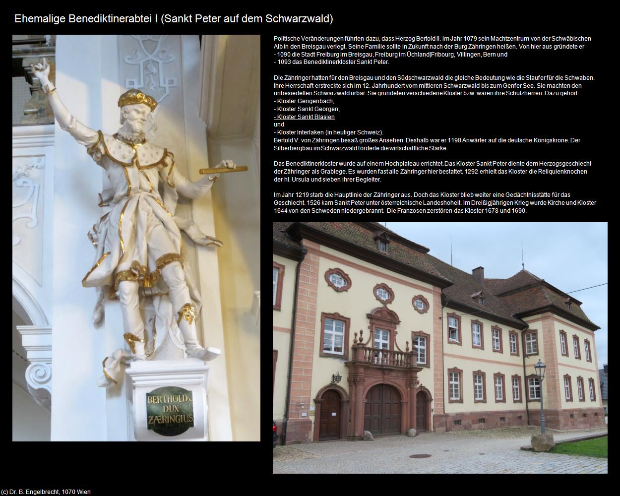 Ehem. Benediktinerbatei I (Sankt Peter auf dem Schwarzwald) in Kulturatlas-BADEN-WÜRTTEMBERG(c)B.Engelbrecht