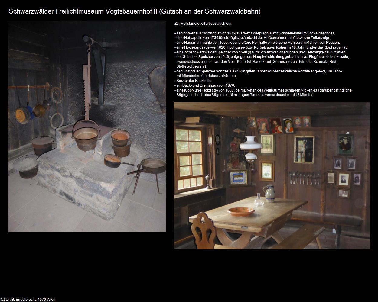 Schwarzwälder Freilichtmuseum Vogtsbauernhof II (Gutach an der Schwarzwaldbahn) in Kulturatlas-BADEN-WÜRTTEMBERG