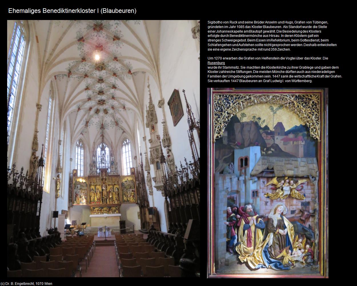 Ehem. Benediktinerkloster I  (Blaubeuren) in Kulturatlas-BADEN-WÜRTTEMBERG(c)B.Engelbrecht