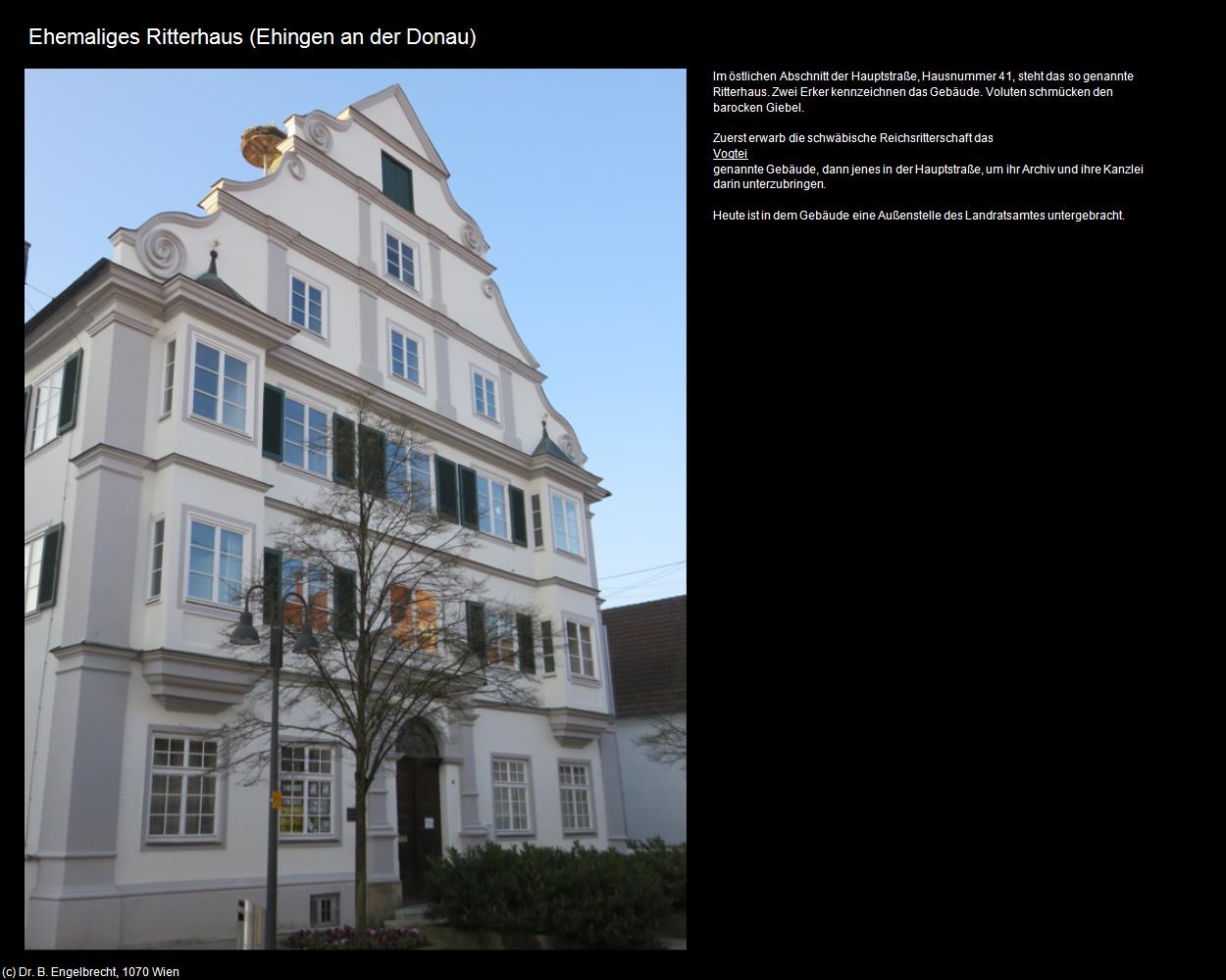 Ehem. Ritterhaus (Ehingen an der Donau) in Kulturatlas-BADEN-WÜRTTEMBERG(c)B.Engelbrecht