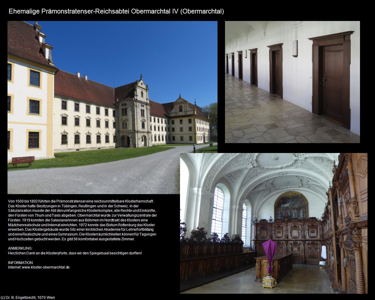 Ehem. Prämonstratenser-Reichsabtei Obermarchtal IV (Obermarchtal) in Kulturatlas-BADEN-WÜRTTEMBERG