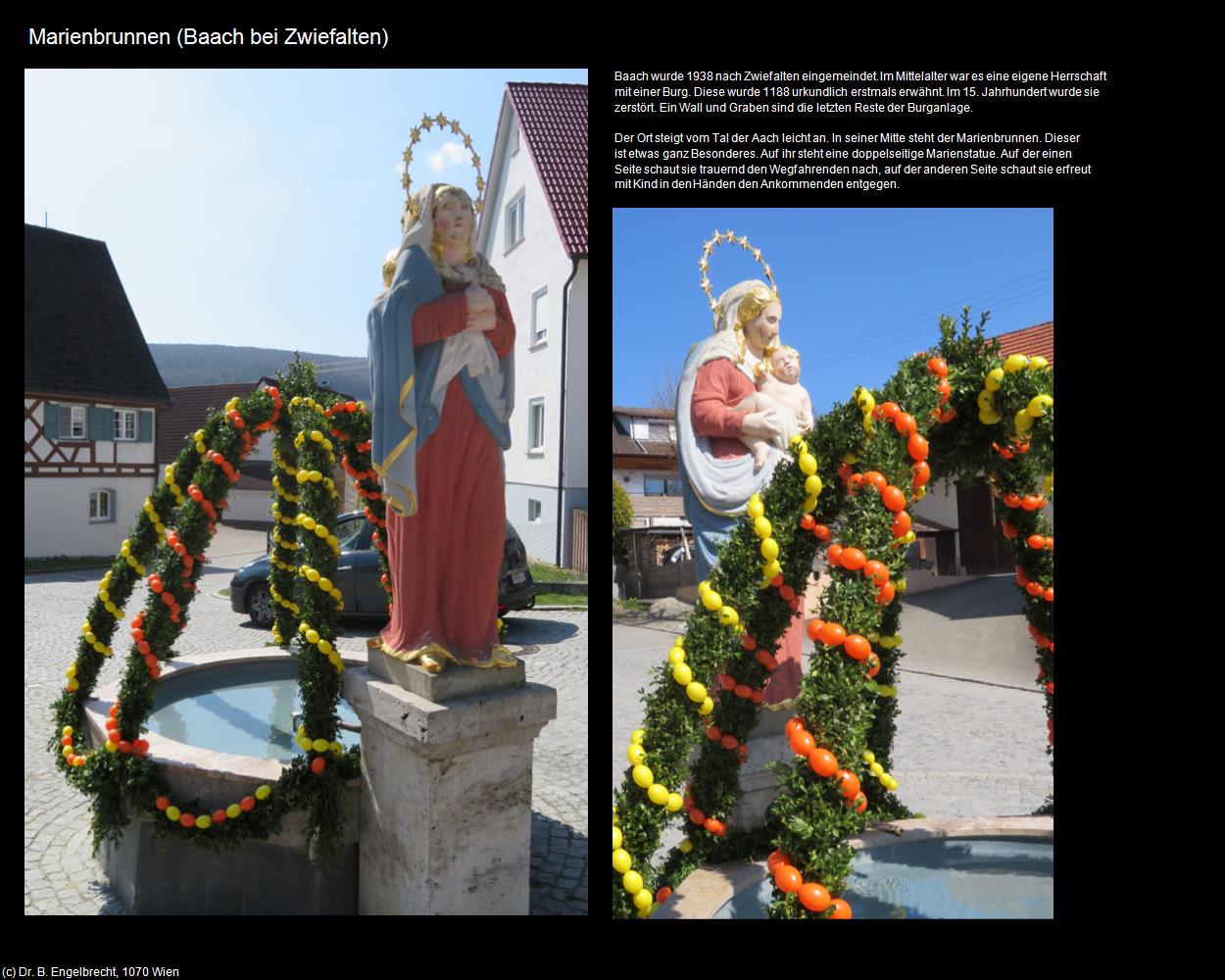 Marienbrunnen (Baach bei Zwiefalten) in Kulturatlas-BADEN-WÜRTTEMBERG