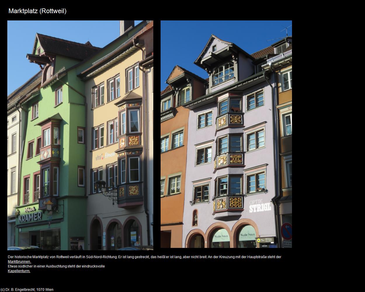 Marktplatz (Rottweil) in Kulturatlas-BADEN-WÜRTTEMBERG(c)B.Engelbrecht