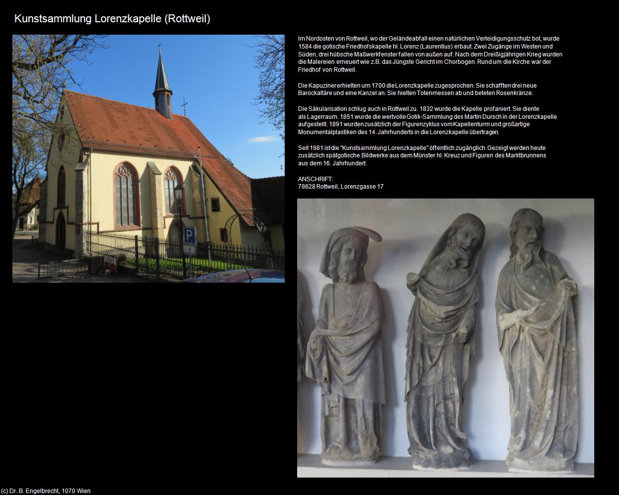 Kunstsammlung Lorenzkapelle (Rottweil) in Kulturatlas-BADEN-WÜRTTEMBERG